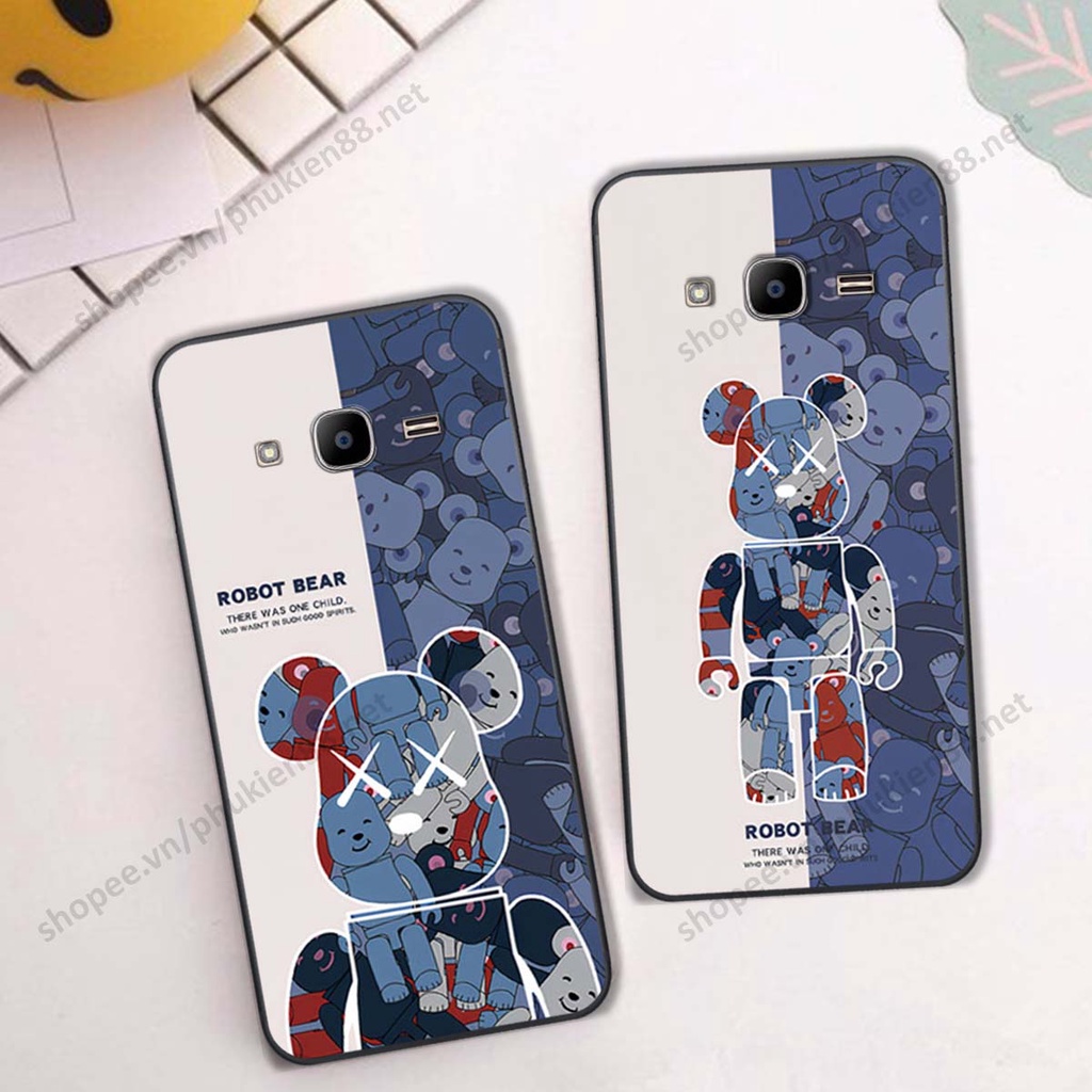 Ốp lưng Samsung J2 Prime hình Robot Bear, Kawsnc bảo vệ điện thoại