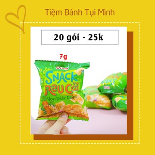 20 gói bánh Snack (bim bim) Oishi rau cải 7g