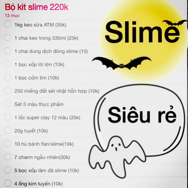 Bộ kit slime 220k