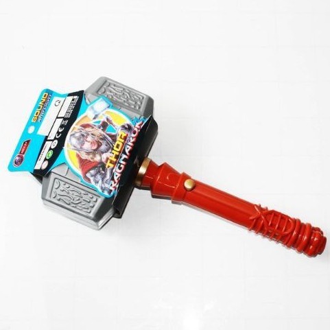 Đồ Chơi Cây Búa Thần Sấm THOR AVENGERS Bằng Nhựa - Có Đèn Và Nhạc