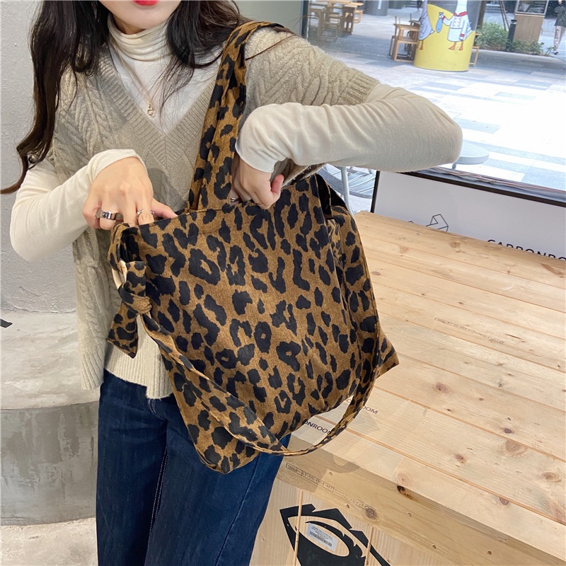 Túi Nhung Da Beo,Túi Canvas Vải,Túi Tote Nhung Đi Học