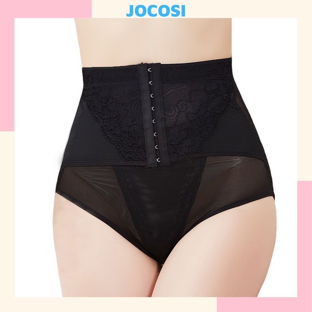Đai nịt bụng sau sinh giảm mỡ, quần gen nịt bụng chống cuộn có khuy cài JOCOSI N668