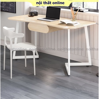 Bàn làm việc lắp ghép chắc chắn, bàn học mặt bàn kích thước lớn thiết kế chân độc đáo mới lạ mẫu cải tiến nhất