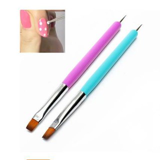 Cọ 2 đầu bi và đắp gel