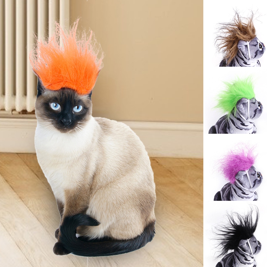 Bộ Tóc Giả Hóa Trang Halloween Sáng Tạo Cho Cún Cưng