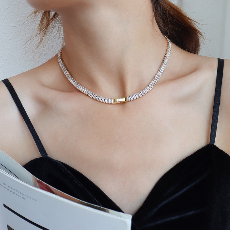 Dây Chuyền Nữ Sang Trọng Titan Ko Han Rỉ TT 3778