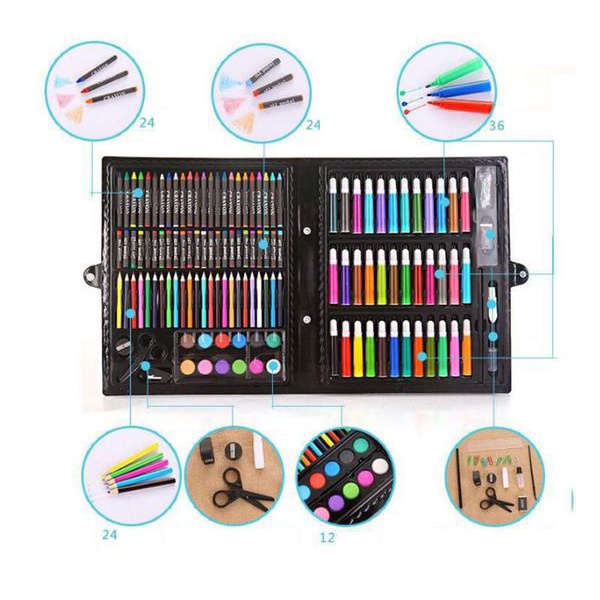 Hộp Màu 150 Chi Tiết Cho Bé Yêu Thỏa Sức Sáng Tạo-Bộ Màu Vẽ Đa Năng 150 Món Giá Rẻ Cho Bé