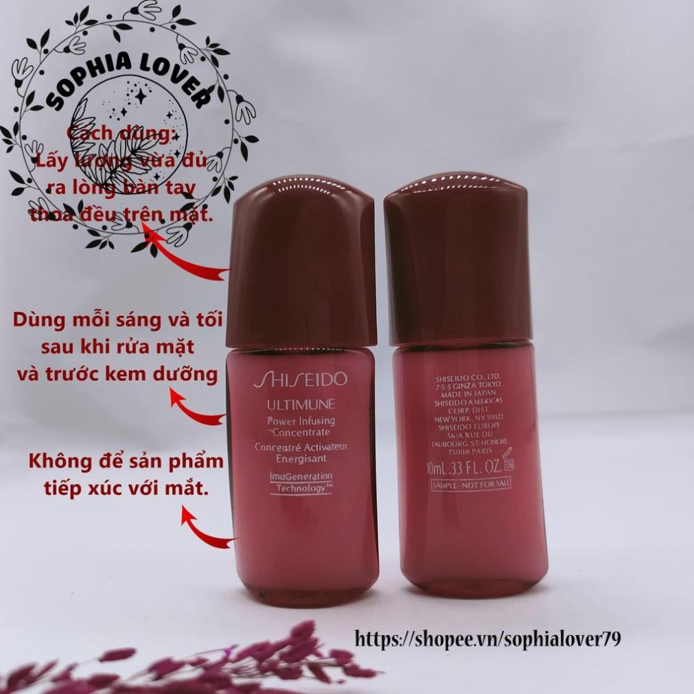 Tinh Chất Dưỡng Da Shiseido Ultimune Power Infusing Concentrate 10ml