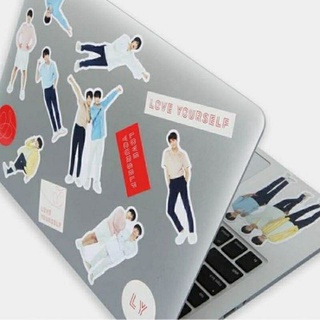 Set 18 sticker hình dán BTS dễ thương