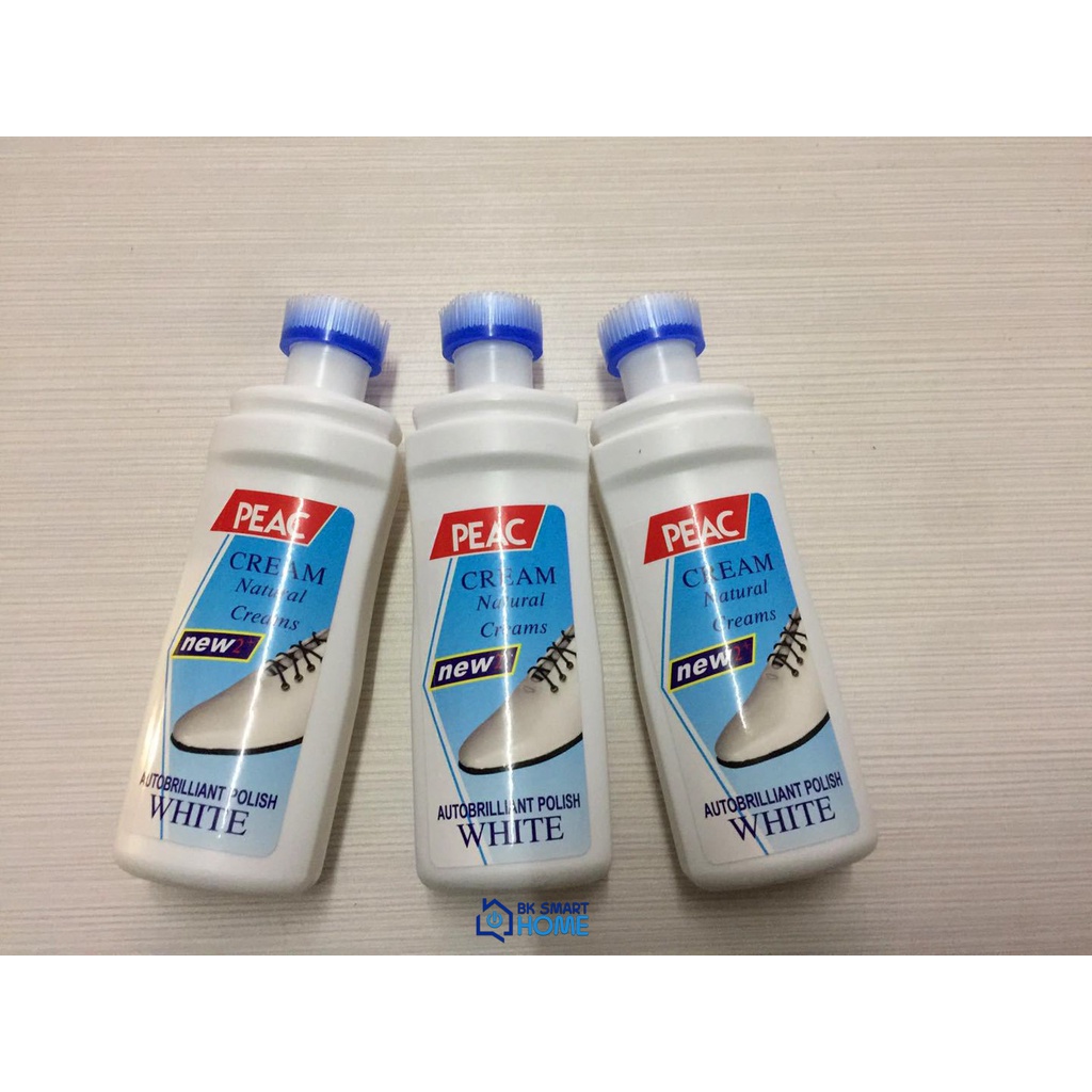 Chai Tẩy Trắng Giày Dép Cực Nhanh Vừa sử dụng Hóa Chất, vừa có Đầu Chà Giày Dép Tiện Lợi - Chai Vệ sinh giày dép