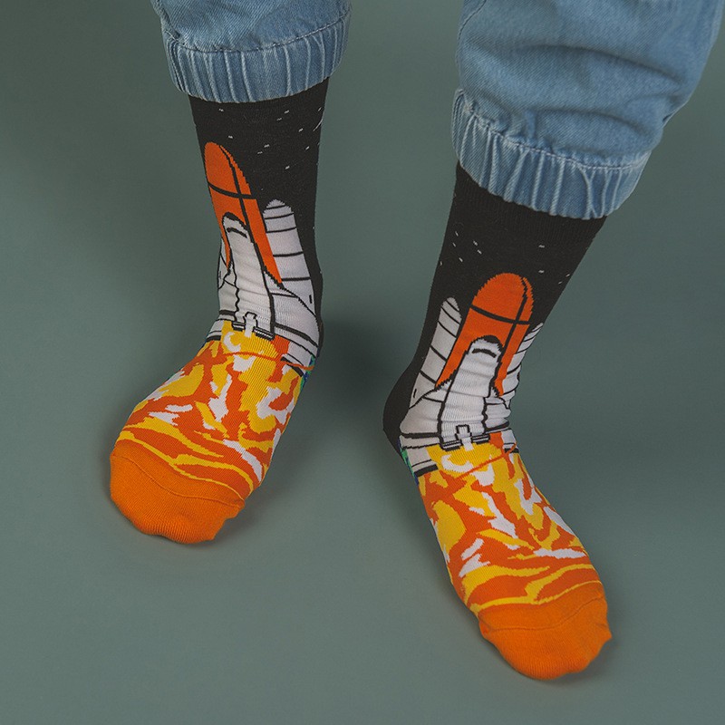 Tất vớ nam nữ cao cổ họa tiết Không Gian - Free ship + Quà tặng Loved socks by TatsTats.vn
