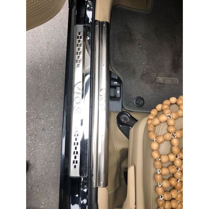 Bộ 8 ốp bậc trong ngoài inox VIOS 2014 đến 2024