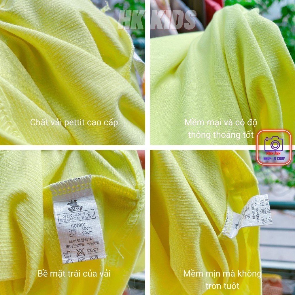 Bộ thu đông cho bé  PUCO chuẩn HÀN dáng body, chất pettit cao cấp co giãn 4 chiều mềm mịn (sz 2- 13 tuổi) - HK KIDS