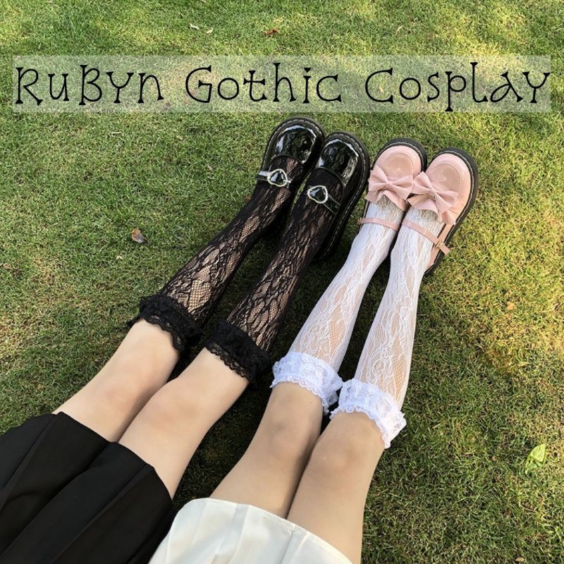 🍁 Tất ren mang giày lolita phong cách cosplay siêu xinh | BigBuy360 - bigbuy360.vn