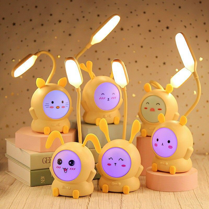 Đèn bàn học mẫu thú cute sạc usb