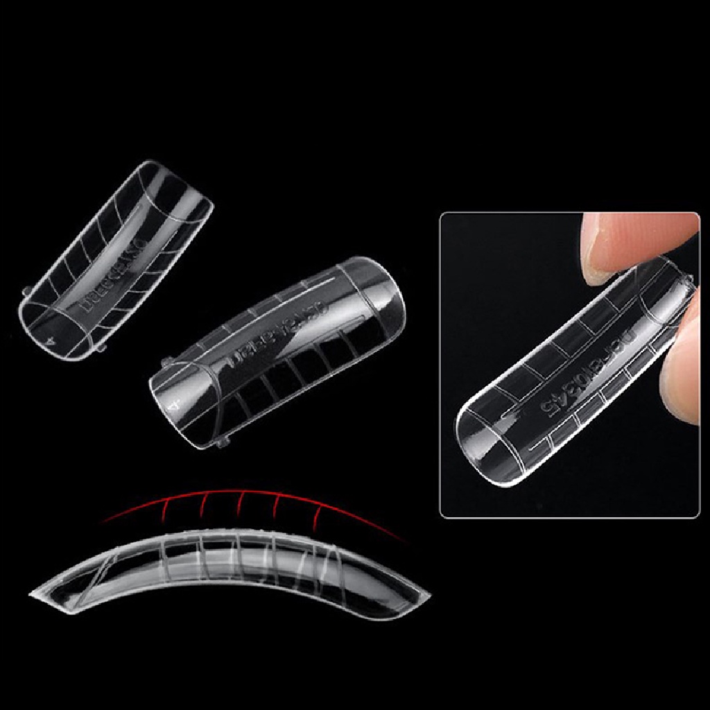 (Hàng Mới Về) Bộ 120 Móng Tay Giả Bằng Nhựa Trang Trí Nghệ Thuật Phong Cách Pháp