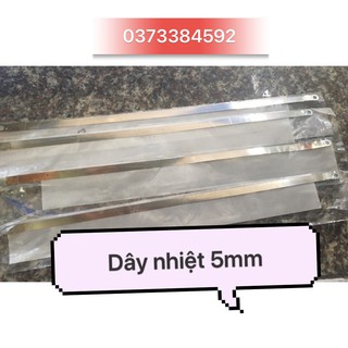 Dây vải nhiệt máy hàn miệng túi dập tay 40cm*5mm, vải nhiệt máy ép bọc nilong, vải nhiệt máy hàn bao nilong