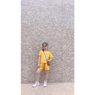 Bộ Crop chữ C bé gái {12-42kg}