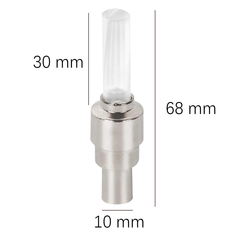 BỘ 2 ĐÈN LED CẢM ỨNG HÌNH TRỤ GẮN VAN BÁNH XE ĐẠP, XE ĐẠP ĐIỆN,  XE MÁY, Ô TÔ NHIỀU MÀU DỄ DÀNG THÁO LẮP