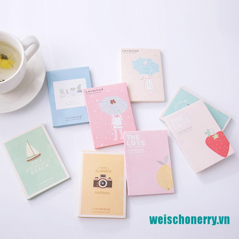 [Hàng mới về] Giấy thấm dầu họa tiết hoạt hình đáng yêu phong cách Hàn Quốc