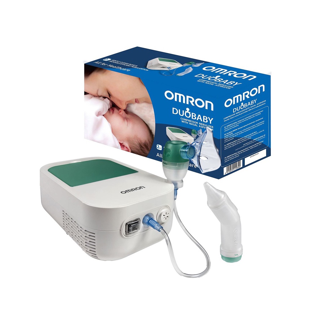 Máy Xông Mũi Họng OMRON DuoBaby 2 Trong 1, Thiết Kế Phù Hợp Cho Trẻ Sơ Sinh, Bảo Hành 2 Năm