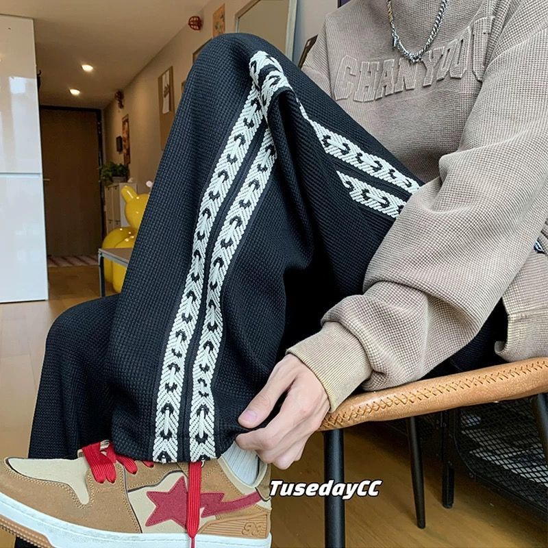 Quần Dài Ống Rộng Phong Cách Hong Kong Cho Nam