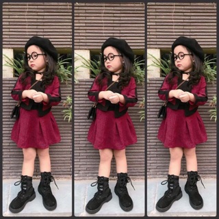 Váy dạ bé gái
