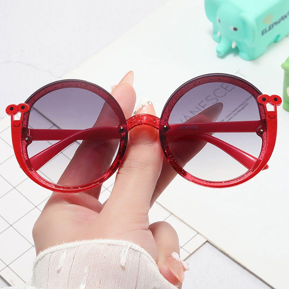 Kính Mát Gọng Tròn Họa Tiết Ốc Sên Độc Đáo Thời Trang Đi Biển Cho Bé Trai