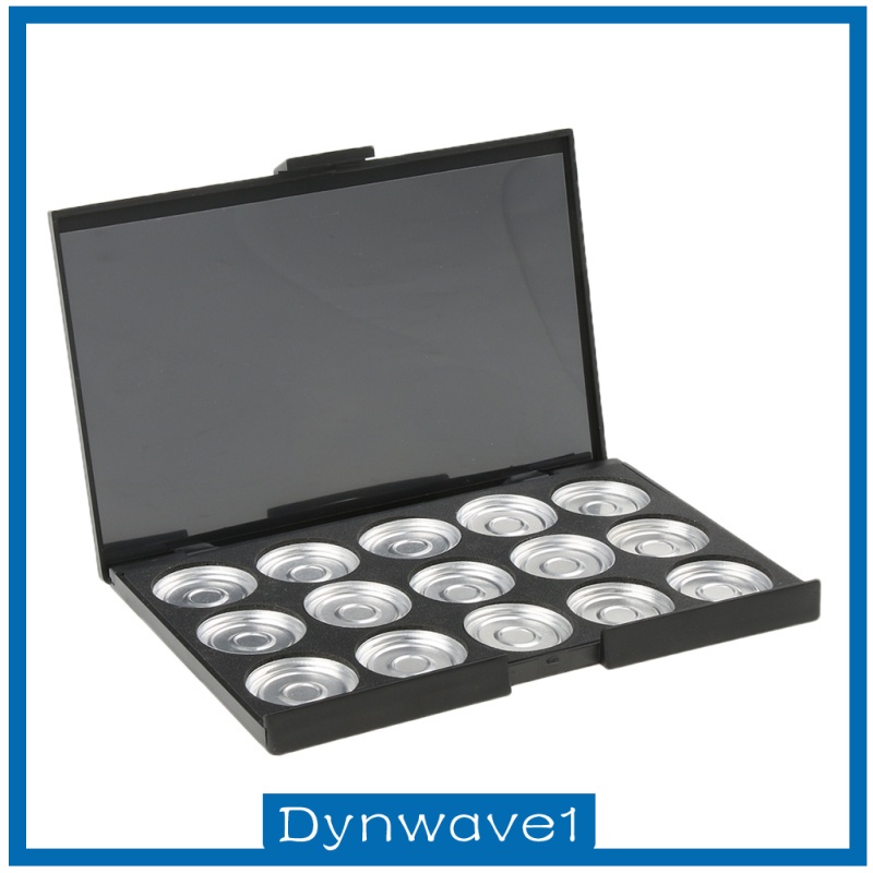 [DYNWAVE1] Empty Eyeshadow Blush Pigment Aluminum Palette Pans DIY Makeup Black Small