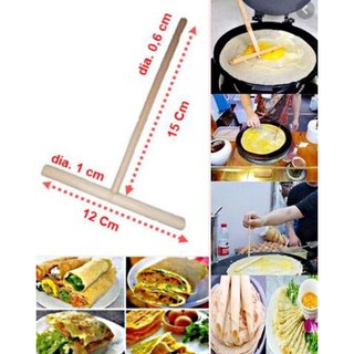 Mới Cây Lăn Bột Làm Bánh Kếp Bằng Gỗ