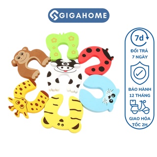  Miếng Xốp Chặn Cửa Chống Va Đập Sập Cửa Chặn Gió Hình Thú Đáng Yêu GIGAHOME 3628 