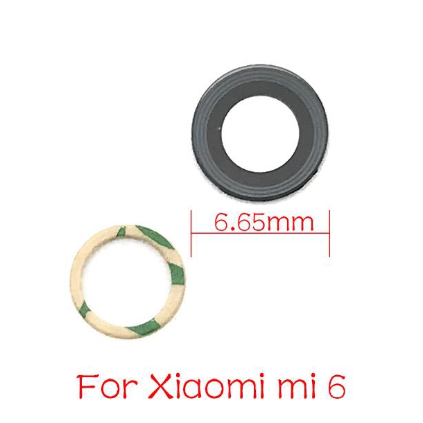 Ống Kính Camera Sau Kèm Keo Dán Cho Xiaomi Mi 9 8 Lite Se A1 5x A2 6x 6 5 5s Plus