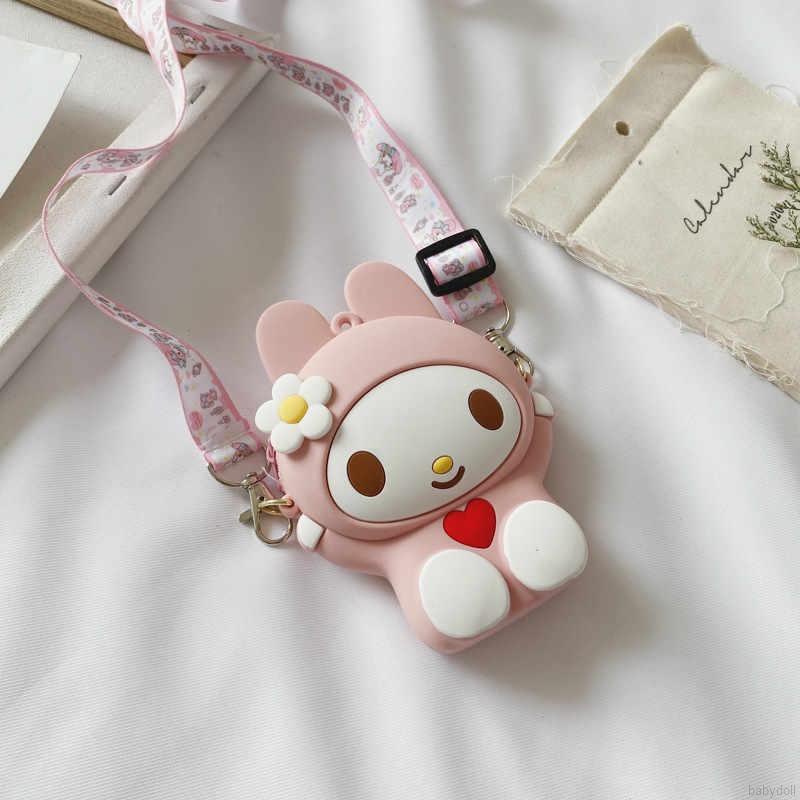 Túi đeo chéo hình mèo kitty dễ thương cho bé gái