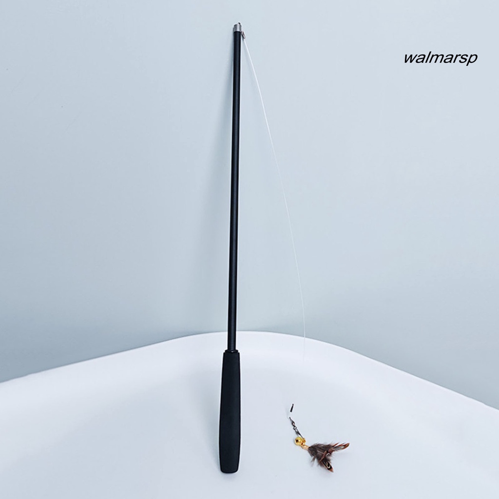 Đồ Chơi Cần Câu Dài 1.8m Kèm 2 Chuông Và Lông Vũ Siêu Bền Dành Cho Mèo Cưng