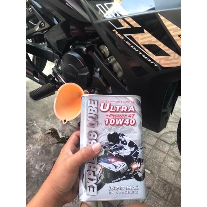Nhớt Express Lube Ultra +Power 10w40 full tổng hợp dành cho xe máy