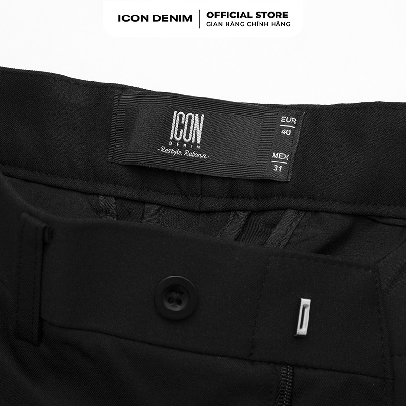 Quần Tây Nam Trơn ICON DENIM Dáng Slim-fit Tailored Smart | BigBuy360 - bigbuy360.vn