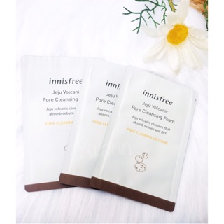 Sample 3ml - Sữa rửa mặt tro núi lửa Innisfree Jeju Volcanic Pore Cleansing Foam