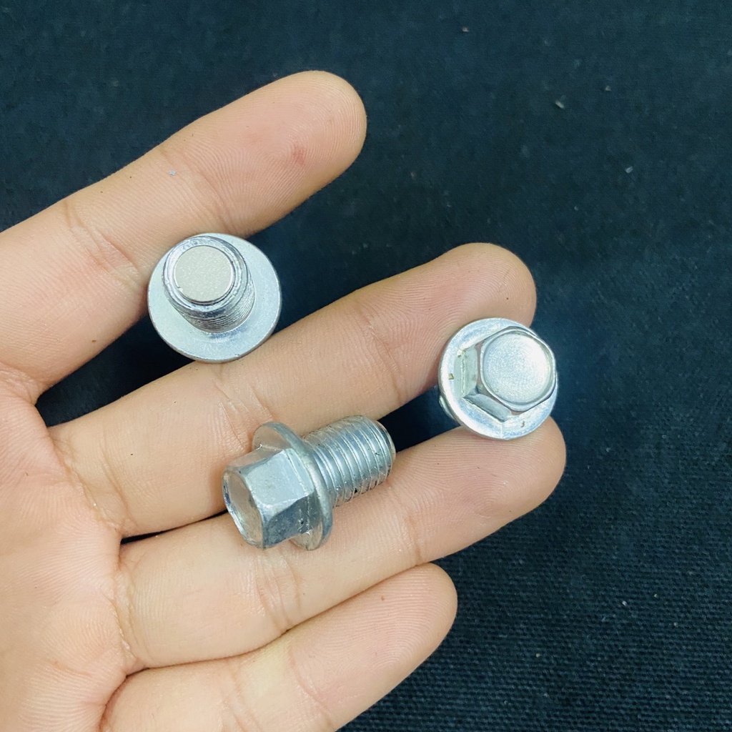 Ốc xả nhớt nam châm loại nhỏ sử dụng cho các dòng xe yamaha như SIRIUS, JUPITER