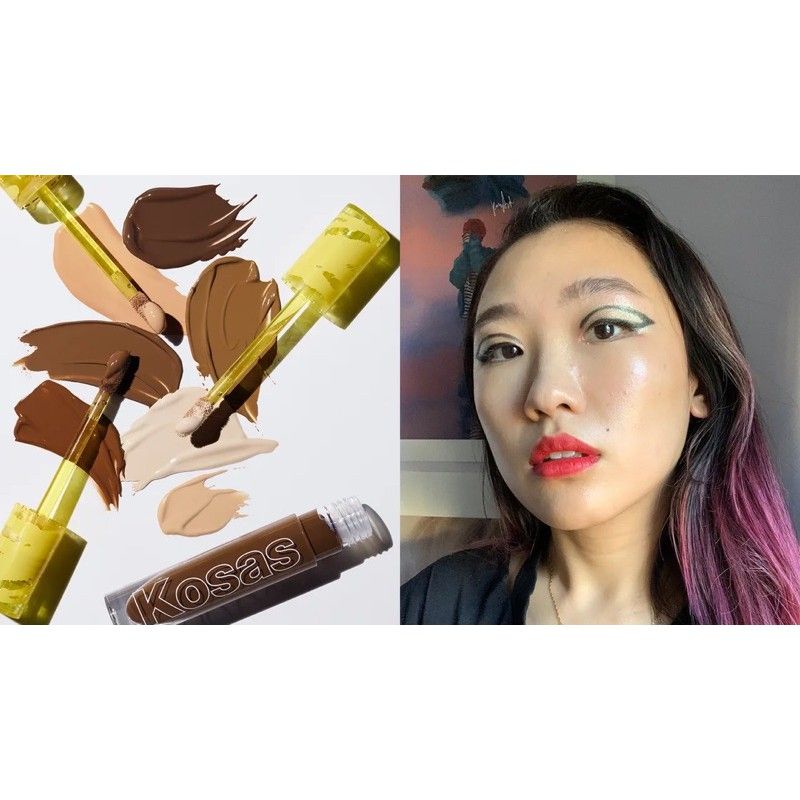 [ Sample 4 Ô ] Kem che khuyết điểm Kosas Revealer Concealer Super Creamy + Brightening