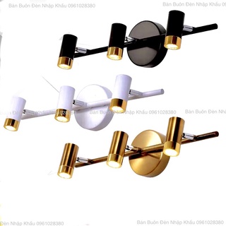 Đèn soi tranh soi gương nhà tắm loại 3 bóng có bảo hành