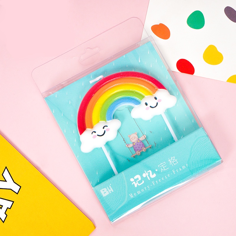 Nến CẦU VỒNG VÀ MÂY