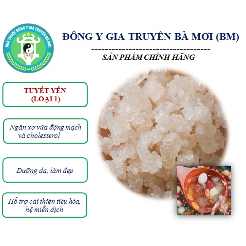 Tuyết yến (loại 1) cao cấp sạch ngon - 100gr dùng nấu chè dưỡng nhan thanh nhiệt, giải độc, làm đẹp