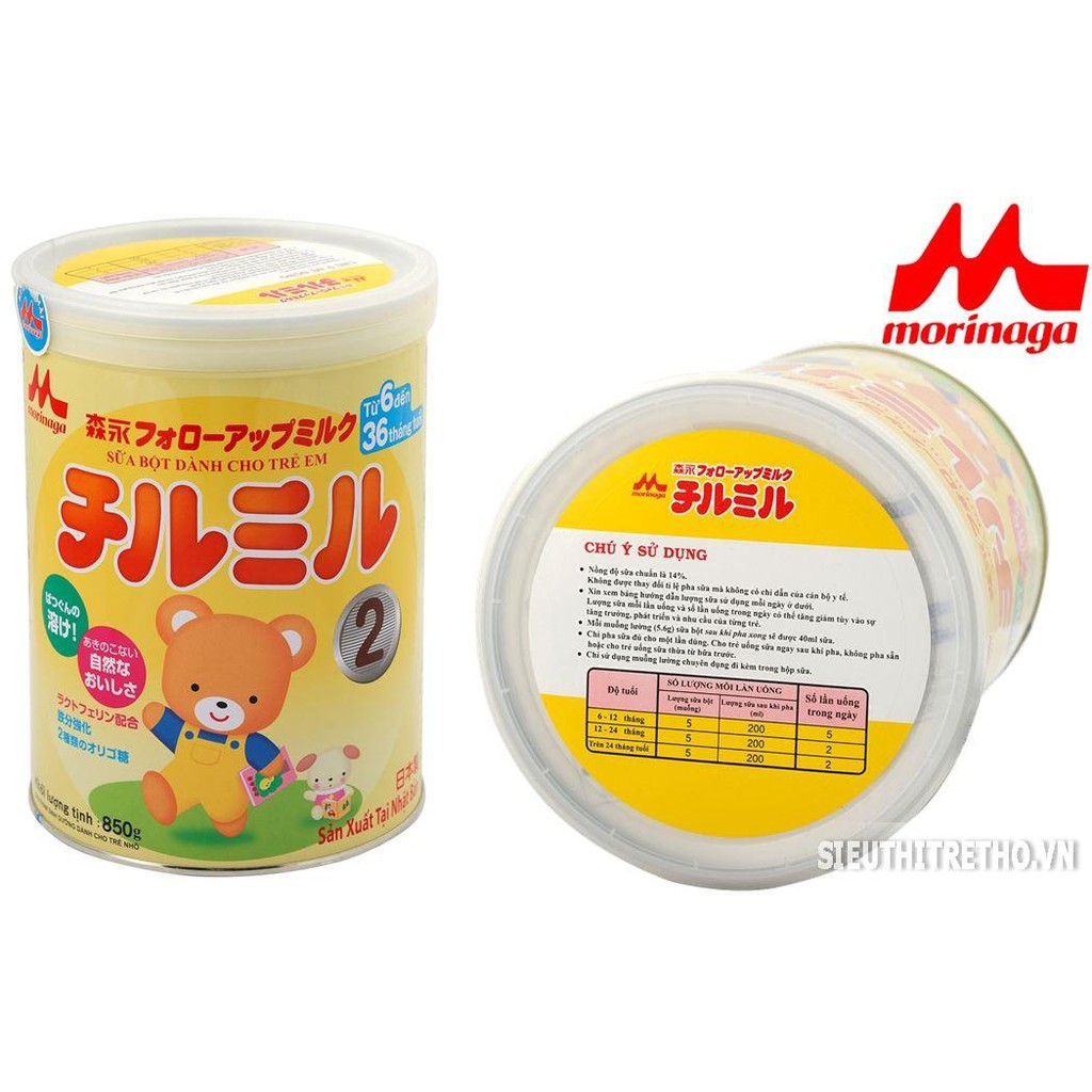 SỮA MORINAGA SỐ 2 320G (hàng nhập khẩu chính hãng )