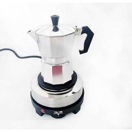 Bếp điện mini 500W dùng cho Moka Pot | Không kén nồi