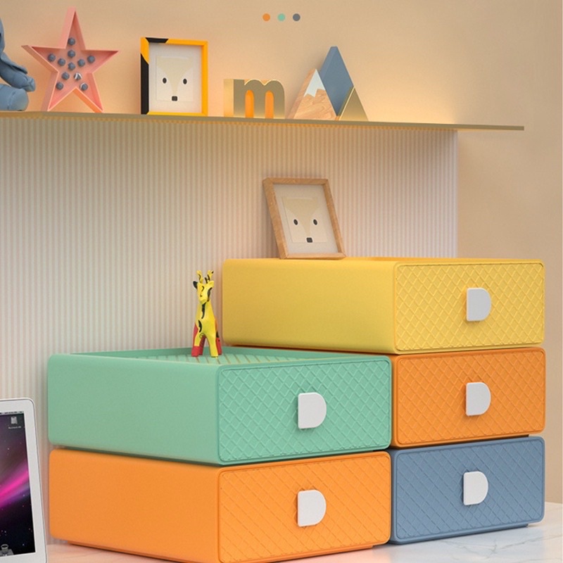 PVN42688 Hộp đựng mĩ phẩm, tủ đựng đồ dùng có ngăn kéo xếp chồng đa năng