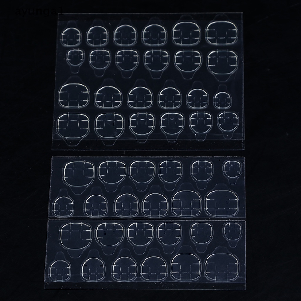 [ayunga1] 240pcs Adhesive Tape Glue Nails Sticker Acrylic DIY Double Sided False Nail Tool [new]