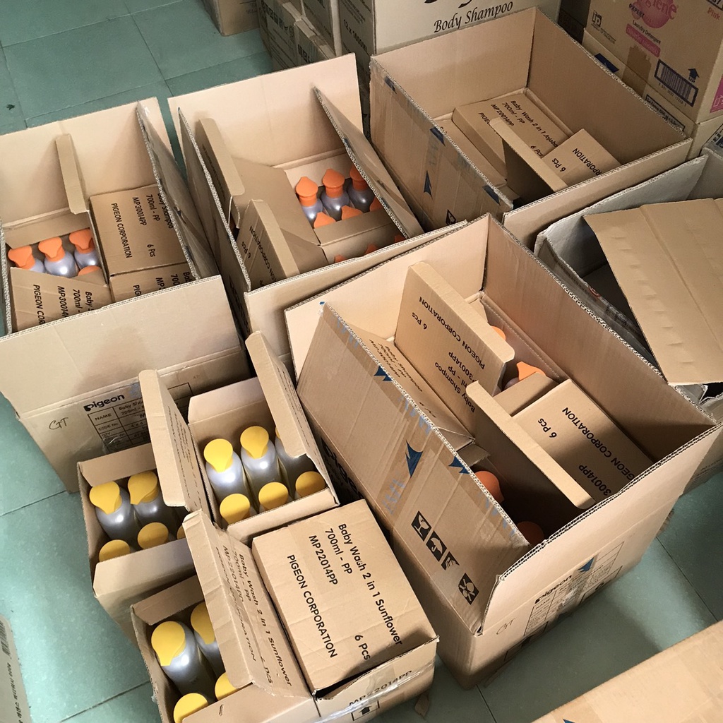 Tắm Gội Pigeon, Sữa tắm, Dầu gội dịu nhẹ cho bé 2in1 không cay mắt (MẪU MỚI) 700ml- Sữa tắm gội an toàn cho da nhạy cảm