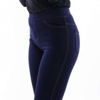 Quần Legging giả jean 4 túi có size 5XL cho bạn dưới 92kg (xanh ,đen )
