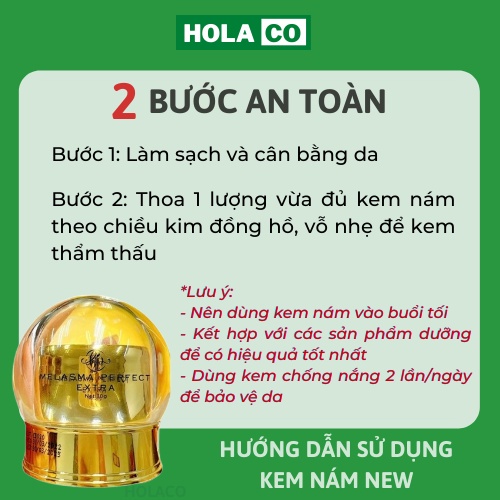 Kem Nám Huyền Phi - Sạch Nám Tàn Nhang Dưỡng Da Trắng Sáng Đều Màu - Không Bào Mòn Da