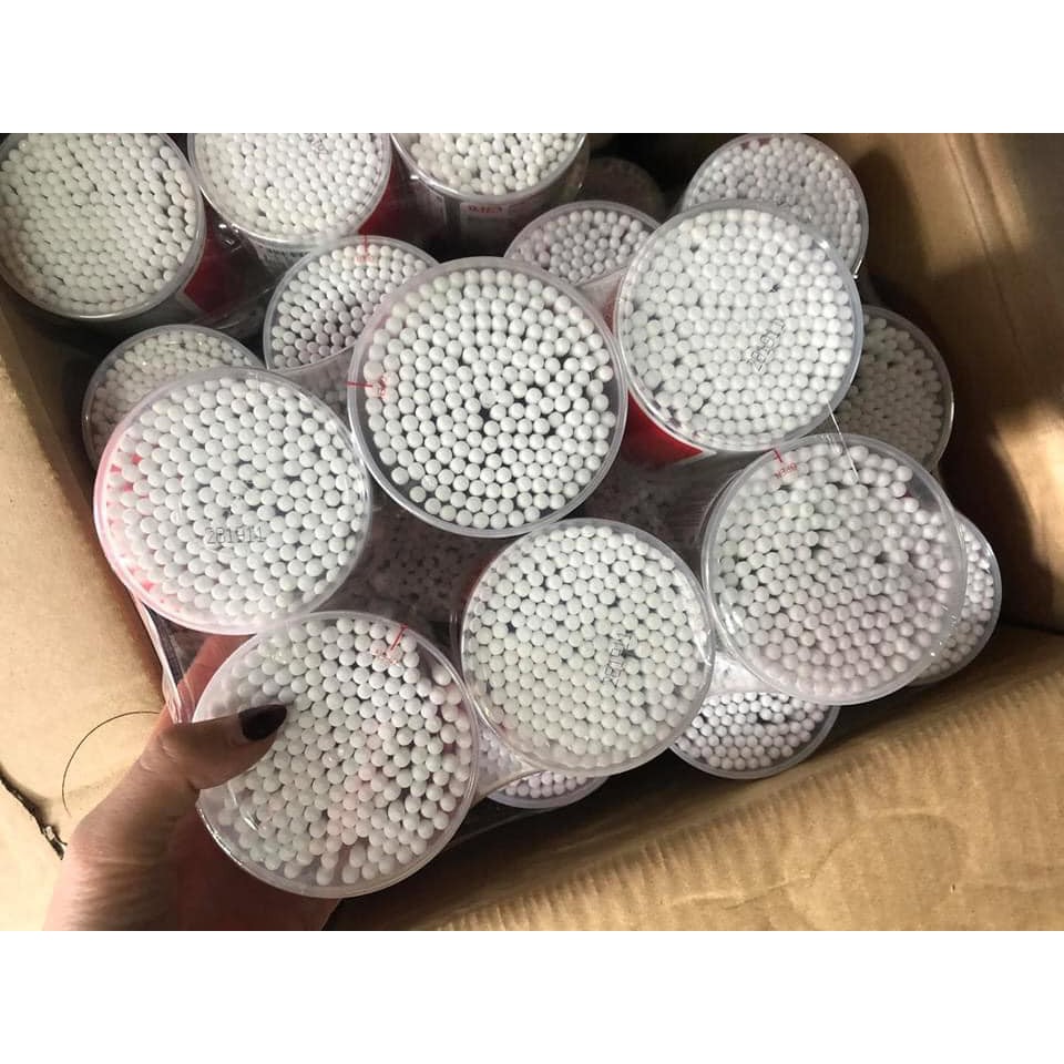 Hộp 200c tăm bông ngoáy tai Nhật bản người lớn và trẻ em